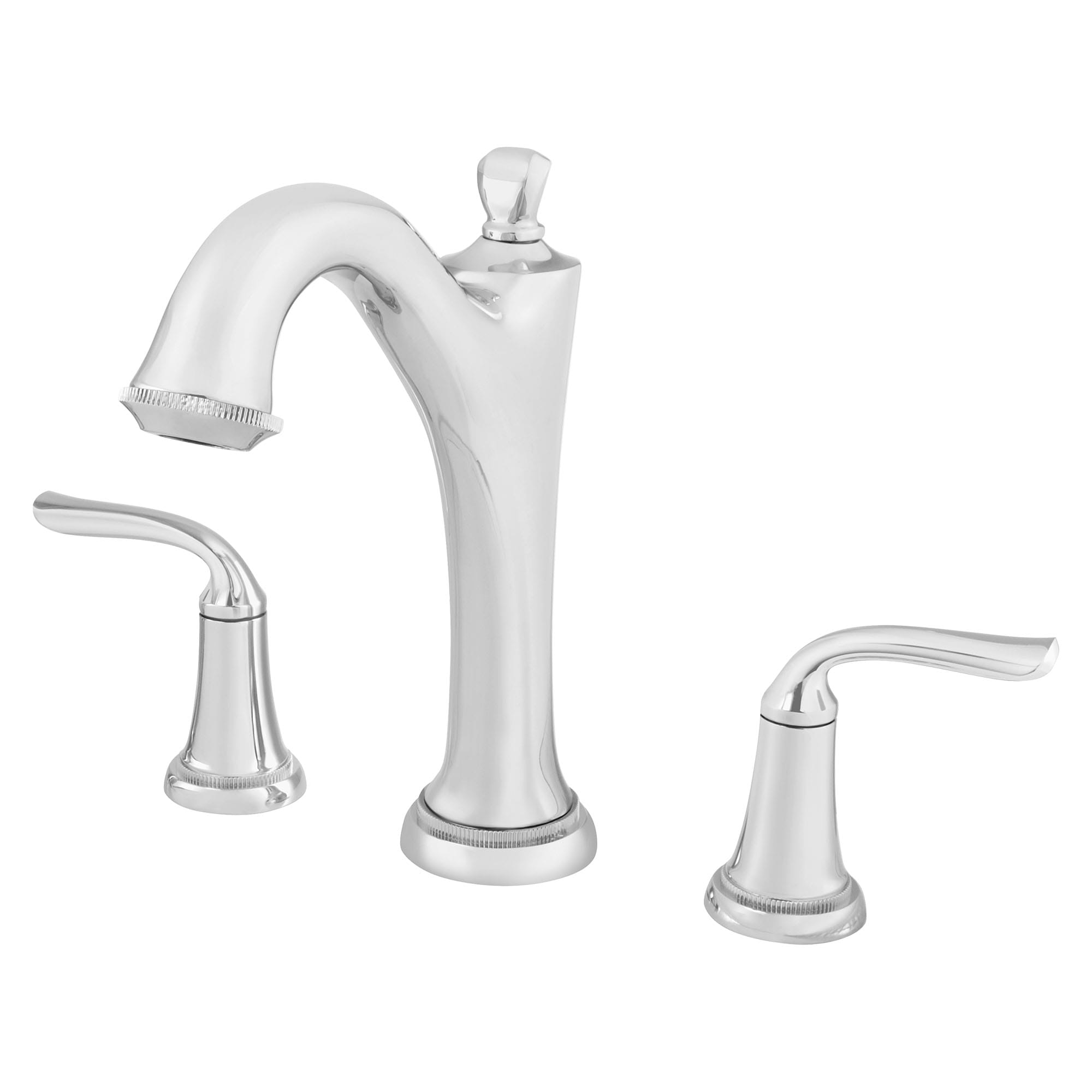 Patience Bathtub Faucet With Lever Handles for Flash Rough In Valve CHROME